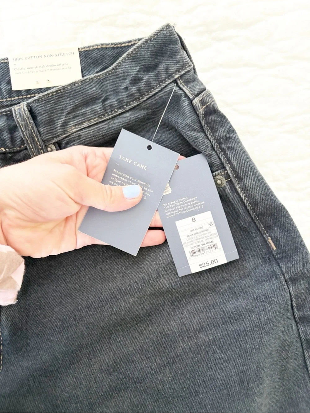 NEW ⭐️ 8 Universal Thread Black Jean Shorts 90s baggy short